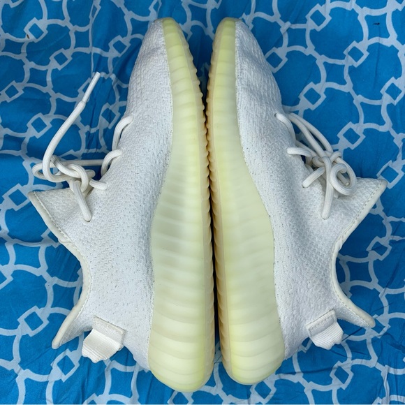 Adidas yeezy boost 350 v2 Women’s size 8.5 cream white triple super rare wmns - Picture 6 of 10